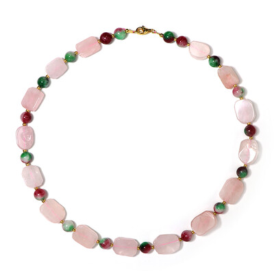 Collana in argento con Ematite Dorata