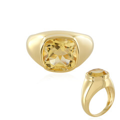 Anello in argento con Citrino