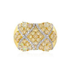 Anello in argento con Opale di Welo