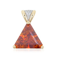 Ciondolo in oro con Sfalerite (AMAYANI)