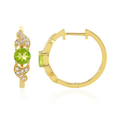 Orecchini in argento con Peridoto
