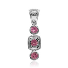 Ciondolo in argento con Tormalina Rosa