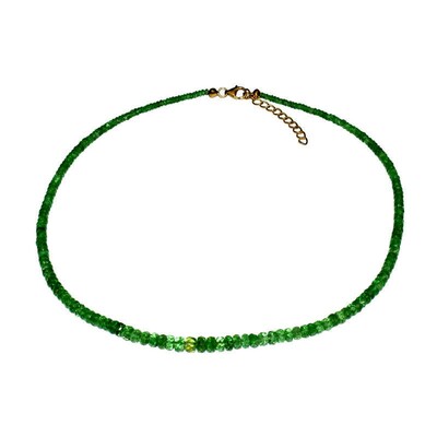 Collana in argento con Tsavorite