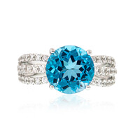 Anello in argento con Topazio Marambaia