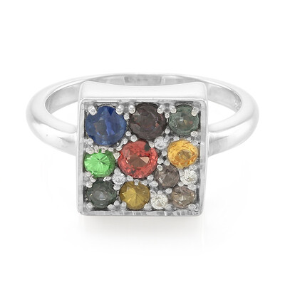 Anello in argento con Gemme