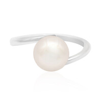 Anello in argento con Perla di Acqua Dolce