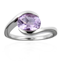 Anello in argento con Ametista Rose de France