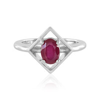 Anello in argento con Rubino del Madagascar