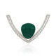 Ciondolo in argento con Topazio Bianco (MONOSONO COLLECTION)