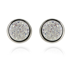 Orecchini in argento con Agata Glitter Perlata Brillante