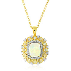 Collana in argento con Opale di Welo