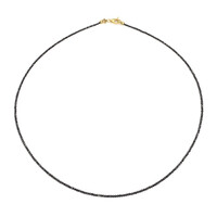 Collana in oro con Diamante Nero