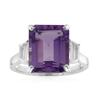 Anello in argento con Ametista