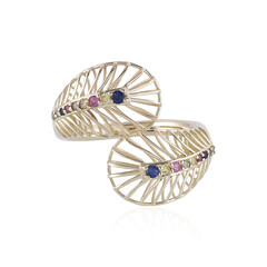 Anello in oro con Zaffiro Blu (Ornaments by de Melo)