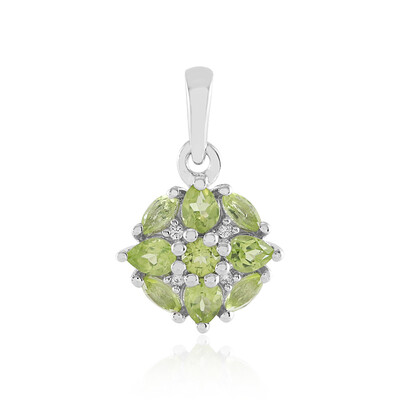 Ciondolo in argento con Peridoto