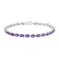 Bracciale in argento con Ametista Zambiana