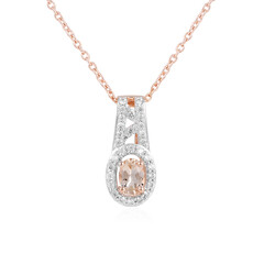 Collana in argento con Morganite