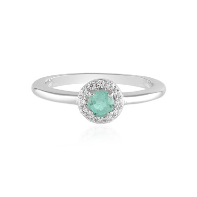 Anello in argento con Smeraldo Russo