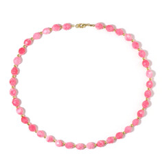Collana in argento con Quarzo Rosa