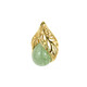 Ciondolo in argento con Quarzo Verde (dagen)