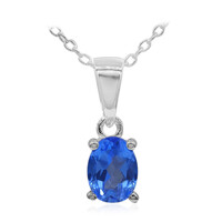 Collana in argento con Topazio Blu Indaco