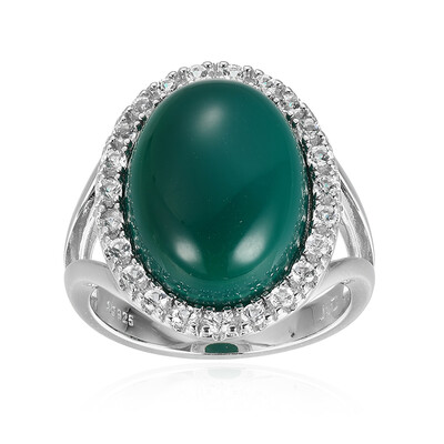 Anello in argento con Agata