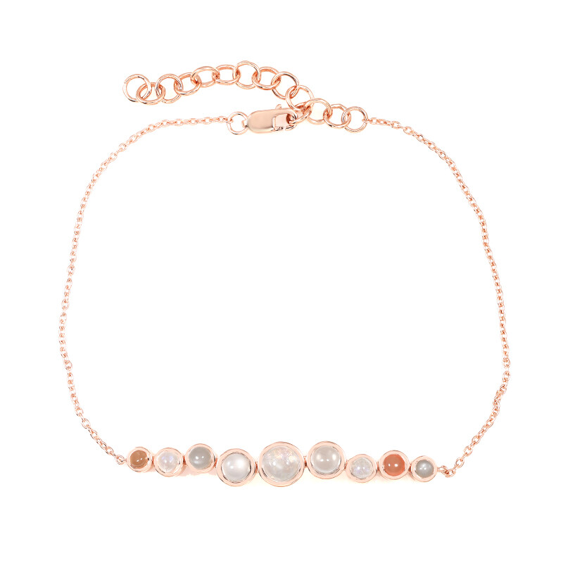 BRACCIALE NAISHA | Bracciale da dito con Luna e Stelle – San Saru
