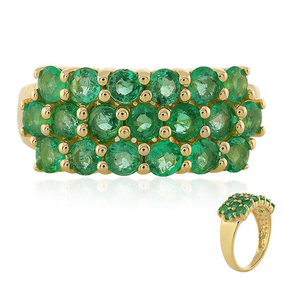 Anello in oro con Smeraldo Etiope
