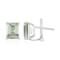 Orecchini in argento con Ametista Verde