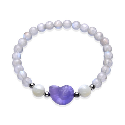 Bracciale con Fluorite Bicolore