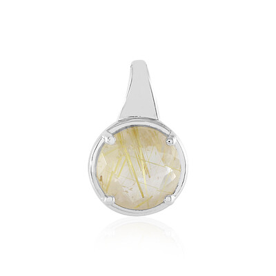 Ciondolo in argento con Quarzo Rutilato