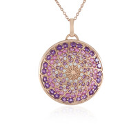 Collana in argento con Ametista (KM by Juwelo)