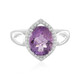 Anello in argento con Ametista Zambiana