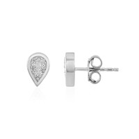 Orecchini in argento con Diamante I2 (I)