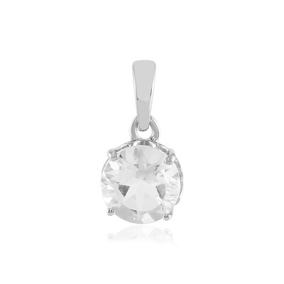 Ciondolo in argento con Quarzo Bianco