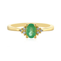 Anello in argento con Smeraldo Etiope