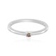 Anello in argento con Diamante Champagne I3