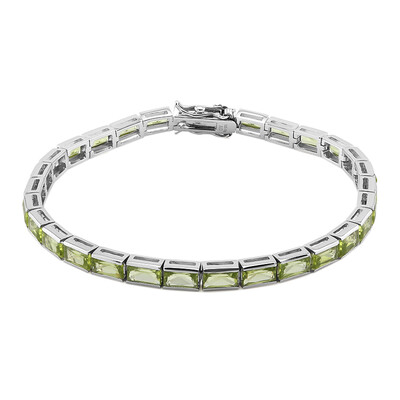 Bracciale in argento con Peridoto della Birmania