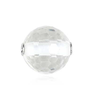 Charm in argento con Quarzo Bianco (MONOSONO COLLECTION)