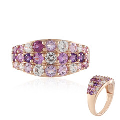 Anello in argento con Rodolite (KM by Juwelo)