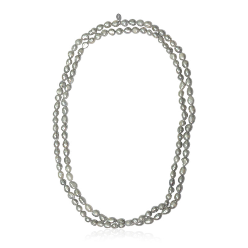 Valero Pearls Collana Donna In Argento 925 Con Perla D'Acqua Dolce: Ciondolo Naturale Su Catenina, Gioiello Elegante E Senza Tempo