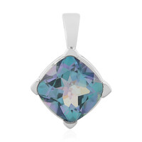 Ciondolo in argento con Quarzo Oceano