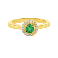 Anello in argento con Smeraldo Colombiano