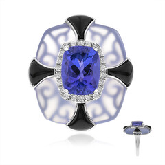 Anello in oro con Tanzanite AAA (CIRARI)