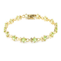 Bracciale in argento con Peridoto