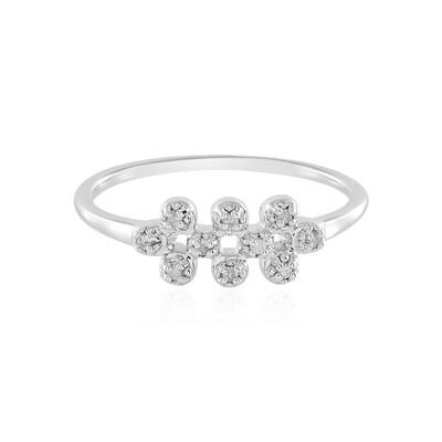 Anello in argento con Diamante I2 (I)