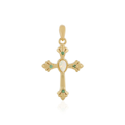 Ciondolo in argento con Opale di Welo