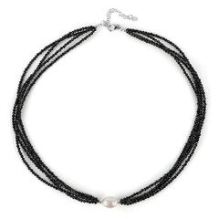 Collana in argento con Perla Akoya
