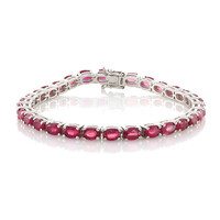 Bracciale in argento con Rubino del Madagascar