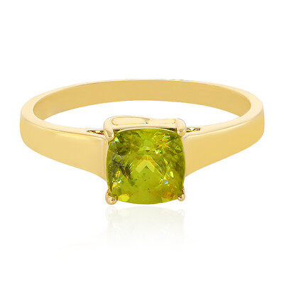 Anello in oro con Sfene